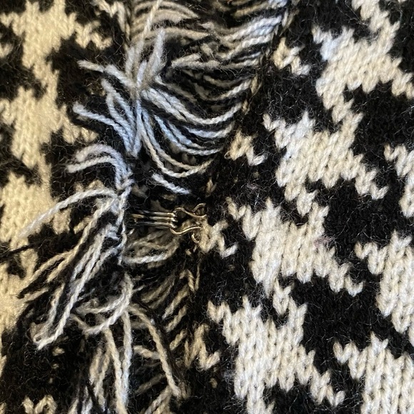 Worthington Sweater Blazer Women’s Size Medium Houndstooth Stretch Fit Jacket - Picture 7 of 15